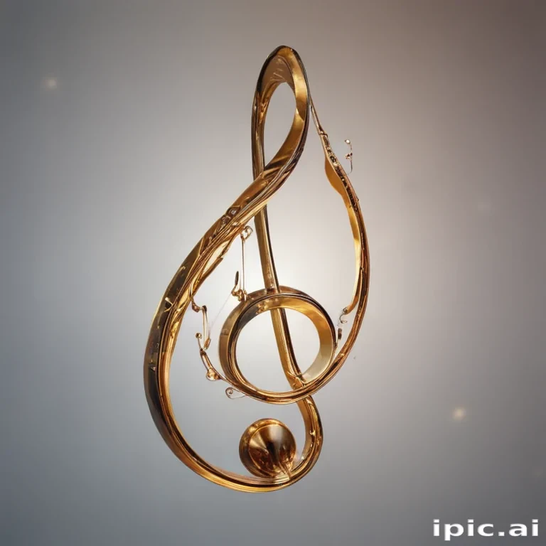 transparent music note