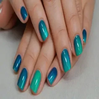 blue green gradient