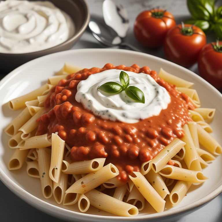pasta sauce with sour cream