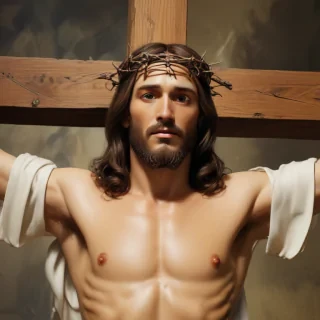 picture of jesus on cross