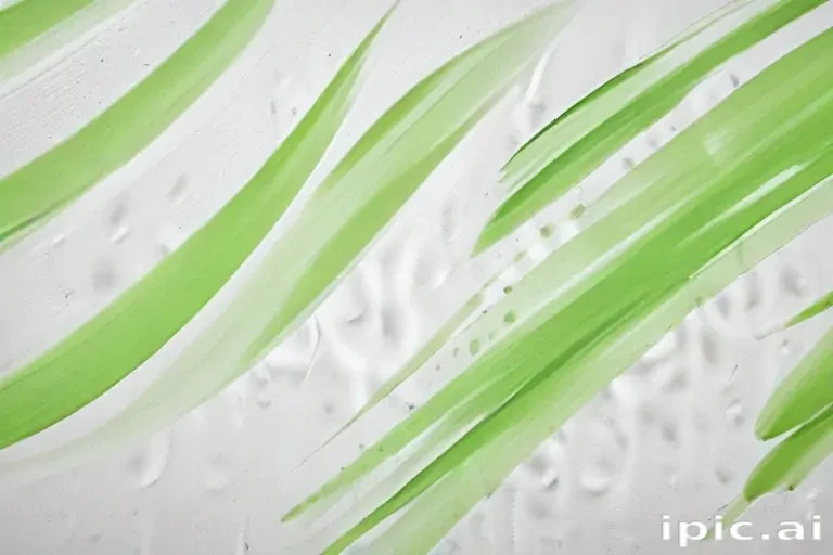 white and green background