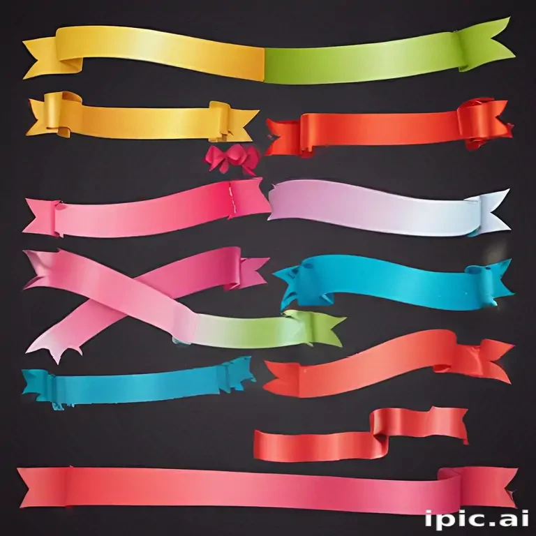 ribbon banners