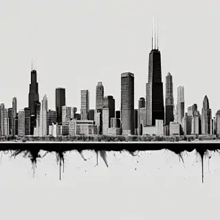 chicago skyline png