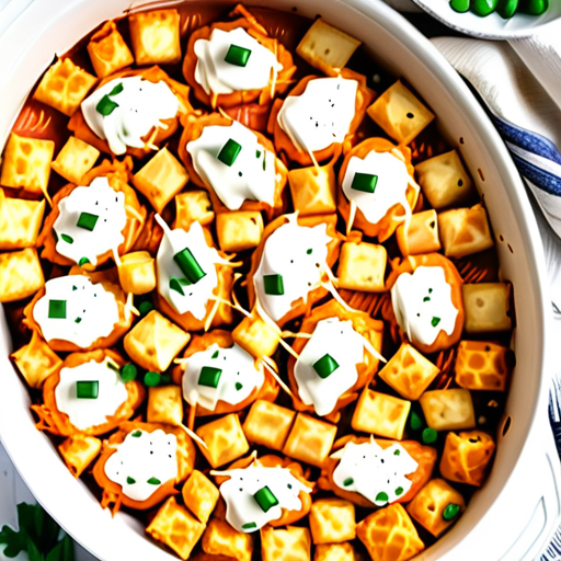 buffalo chicken tater tot casserole