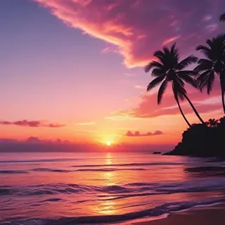 aesthetic sunset wallpaper