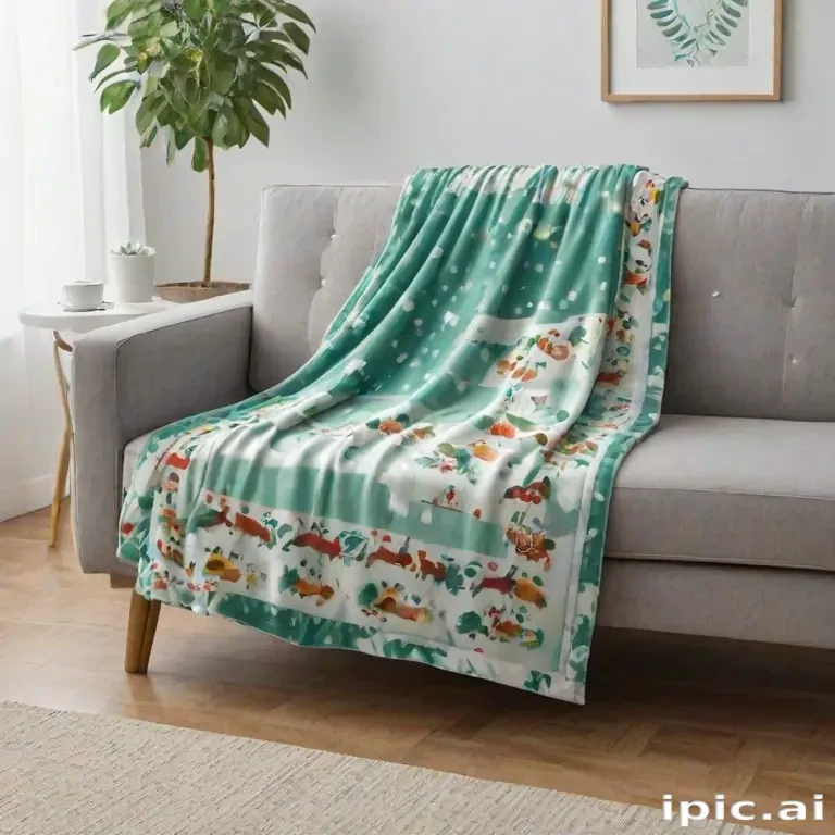 blanket mockup