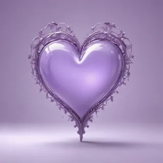 light purple heart wallpaper