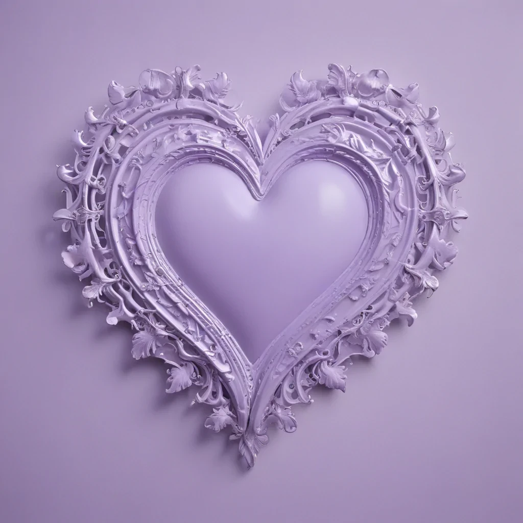 light purple heart wallpaper