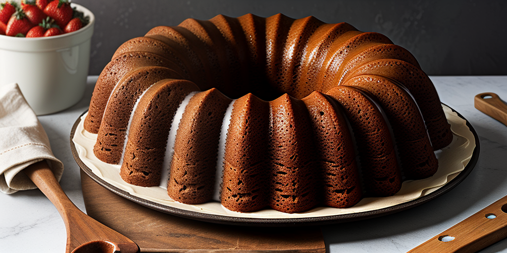 cast iron bundt cake pan