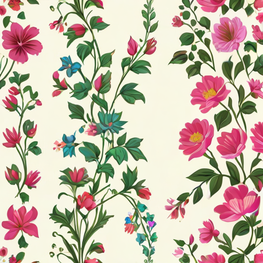 floral borders clipart