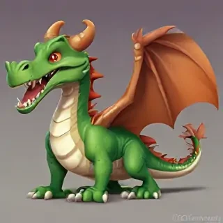 cartoon of a dragon