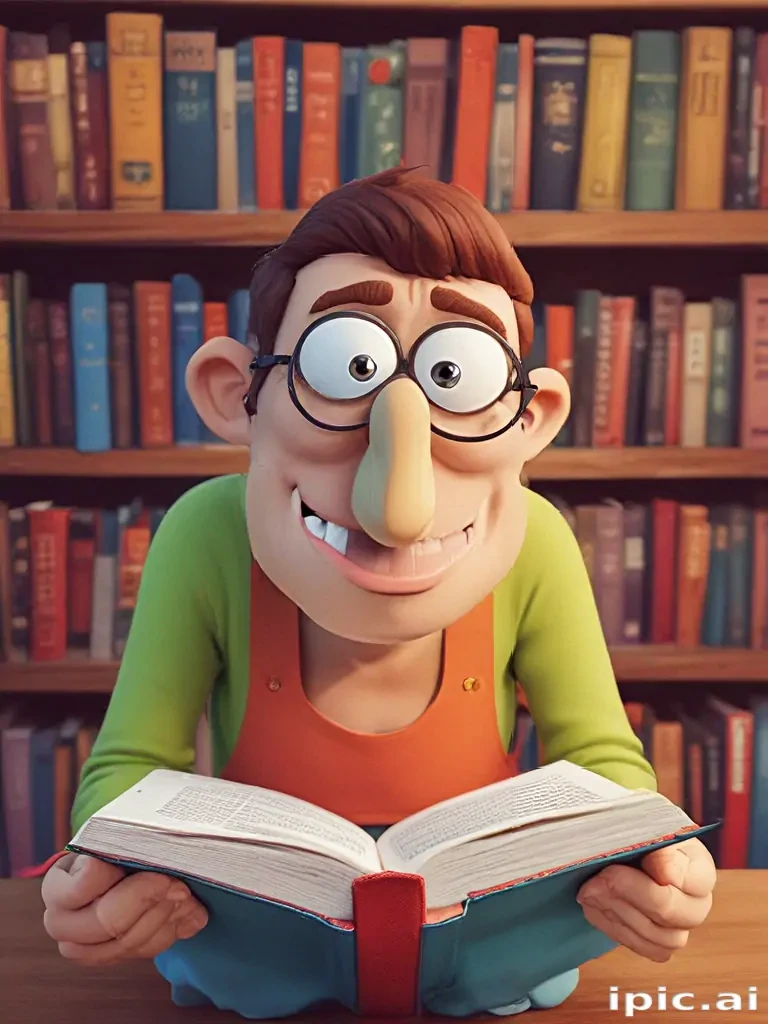 book cartoon image