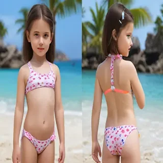 ai little girl in bikini