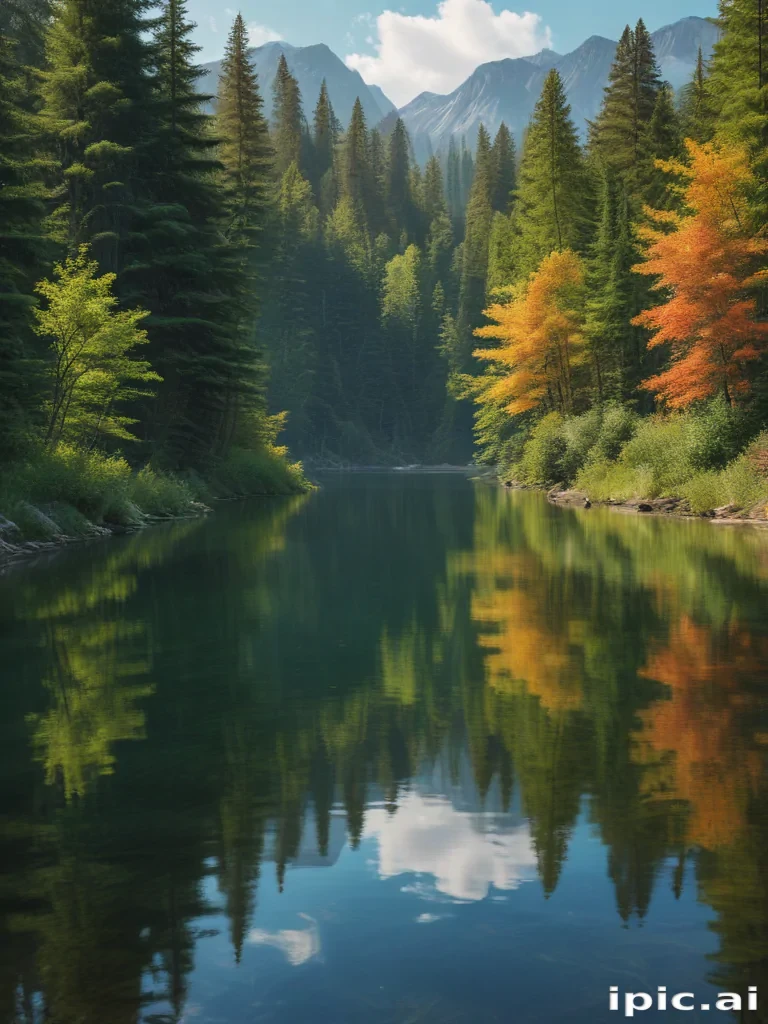 background lake