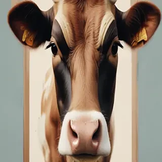 aesthetic cow print