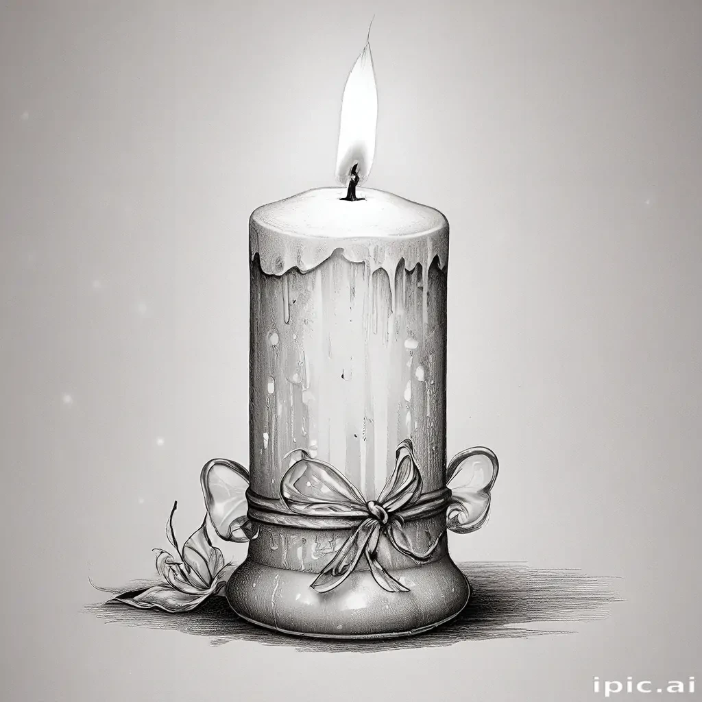 candle drawing