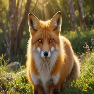 background fox