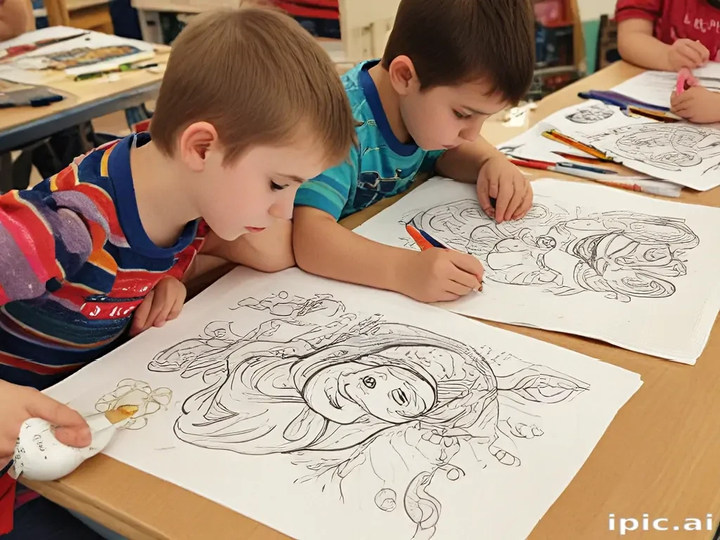 kids drawing
