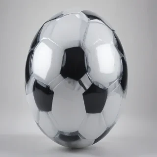 transparent soccer ball