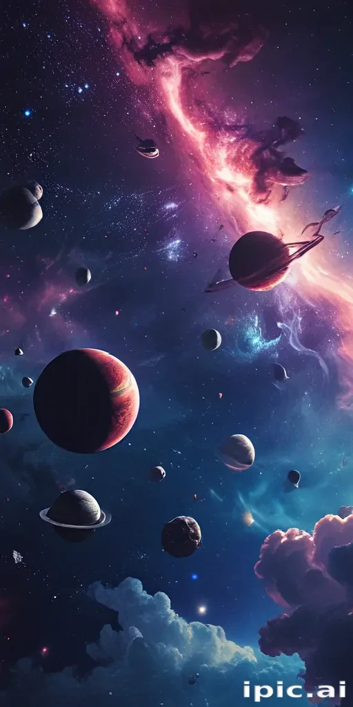 space wallpaper aesthetic