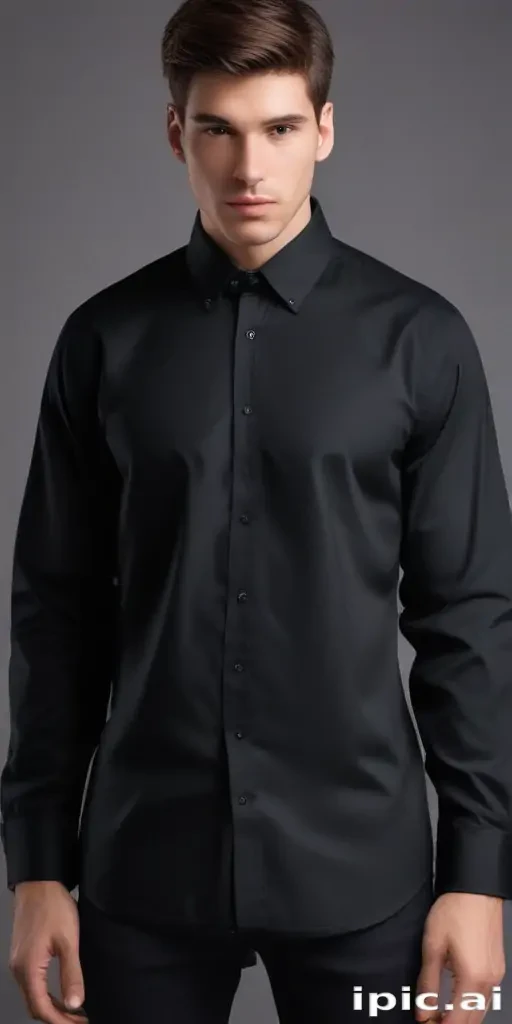 black mockup shirt