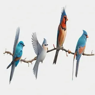 birds transparent