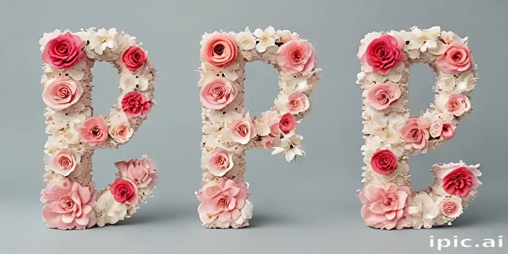 floral letters