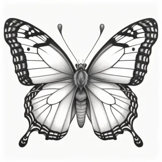 butterfly drawing picture