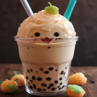 cute boba tea wallpapers