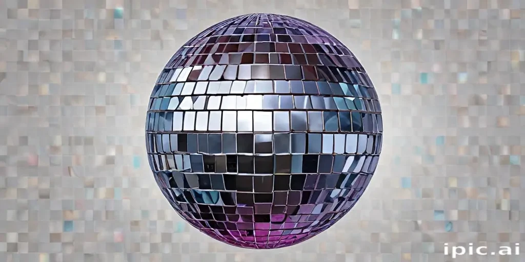 transparent background disco ball png