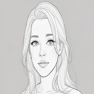 transparent line art
