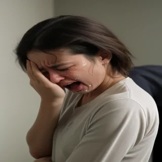 picture of someone crying