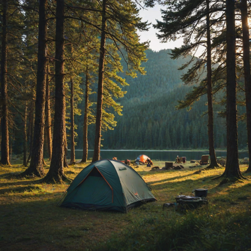 camping background pic