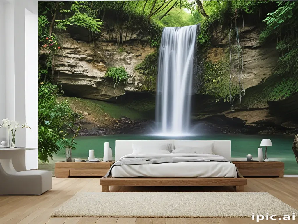 water fall wall paper