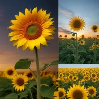 aesthetic sunflower