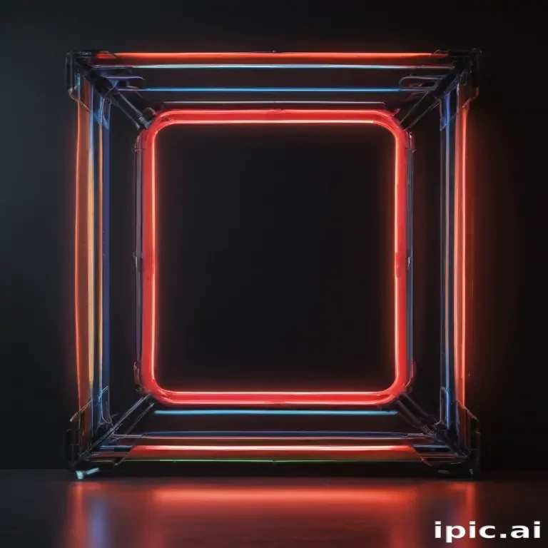 neon frame