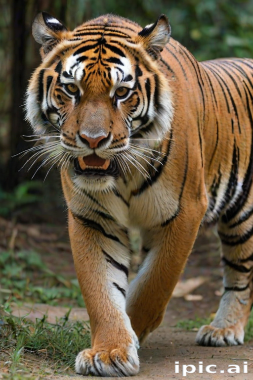 transparent tiger
