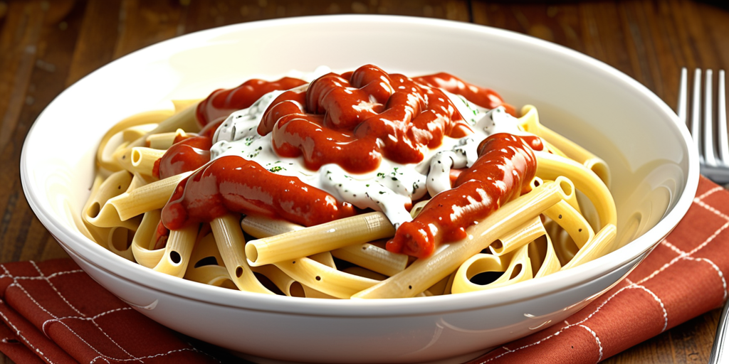 sour cream and pasta sauce