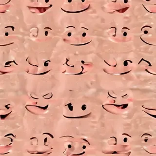 happy face transparent background