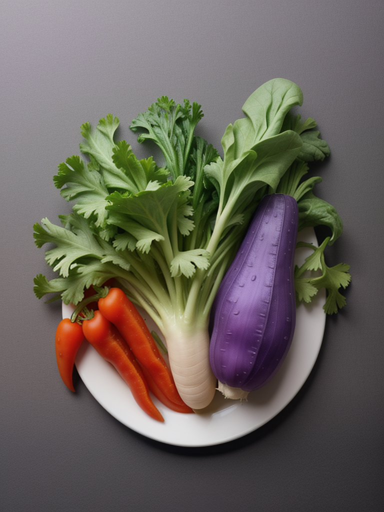 vegetable with a purple top