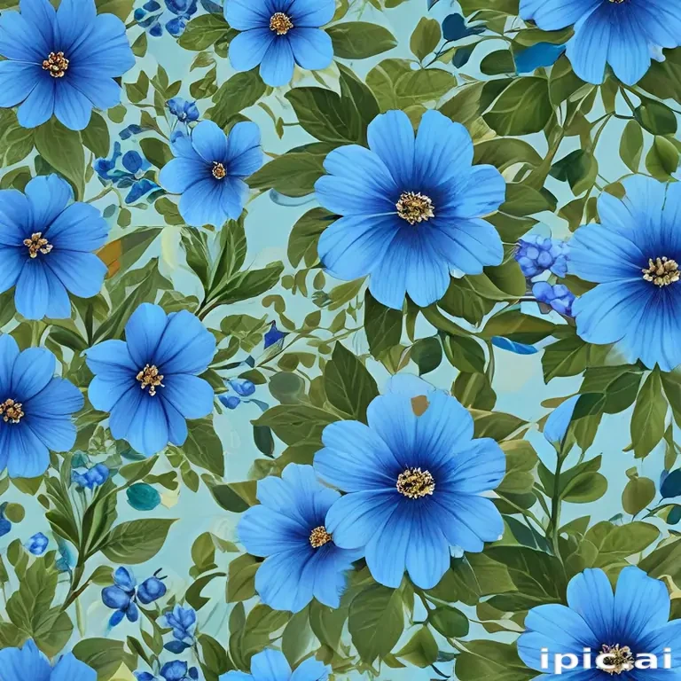 background blue flower