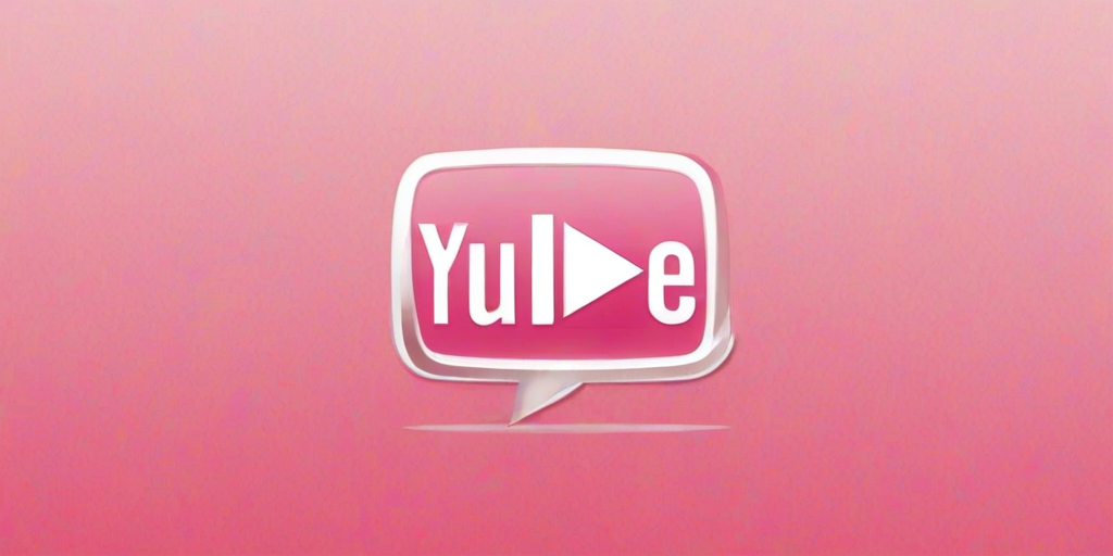 pink youtube logo
