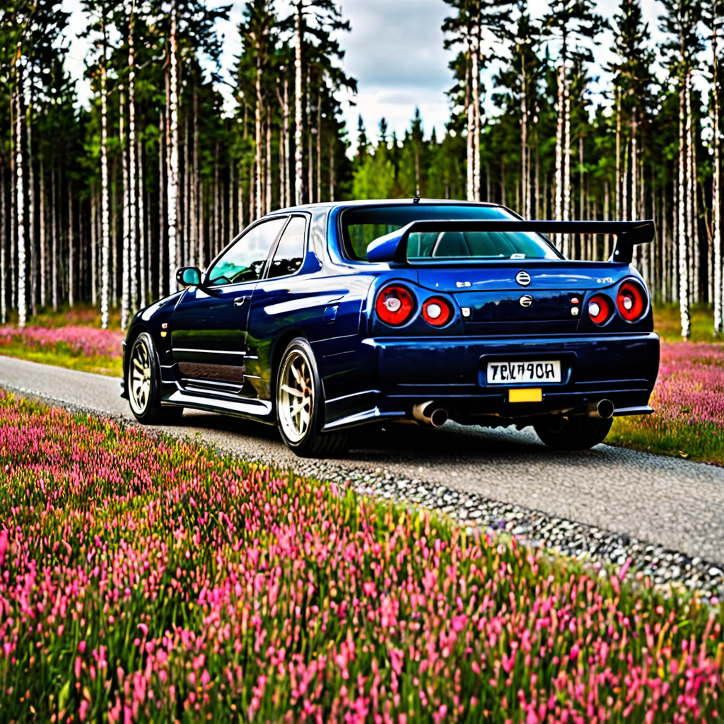 Ai Image Generator - Ai Art Generator - High Quality and 100% Unique Images  - iPic.Ai — Nissan r34 skyline in sweden lappland