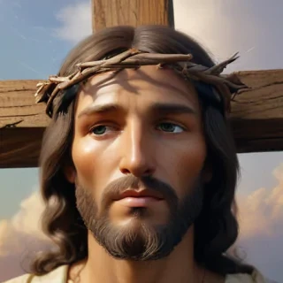 picture of jesus on cross