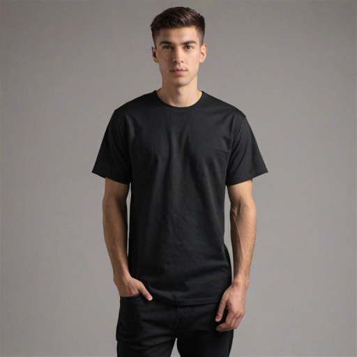 black mockup shirt