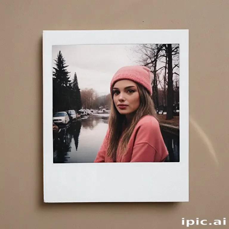 aesthetic polaroid frame