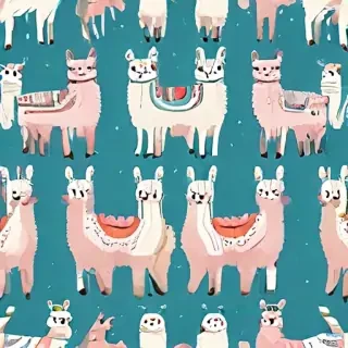 cute llama wallpaper