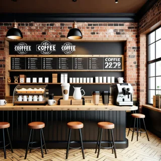 coffee shop mockup
