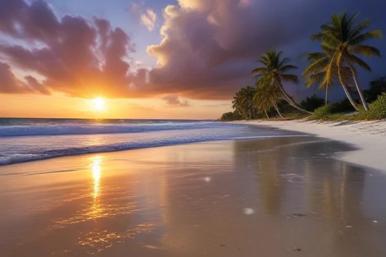 beach christmas wallpaper