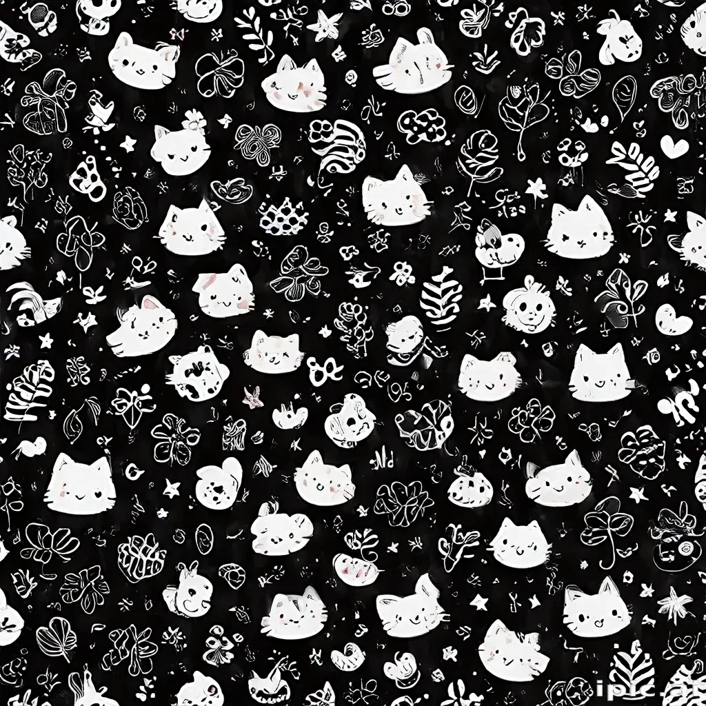 cute backgrounds black